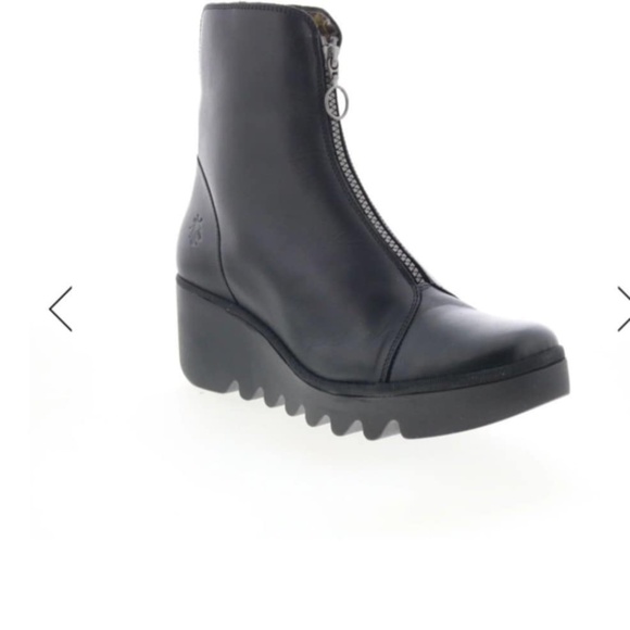 Fly London Boce Wedge Bootie size 40 Women size 9 - Picture 3 of 7